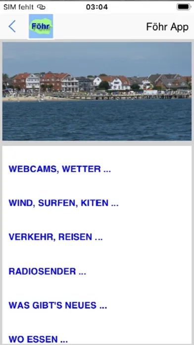 Capturas de pantalla de Föhr App für den Urlaub