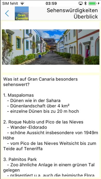 Gran Canaria Urlaubs App स्क्रीनशॉट