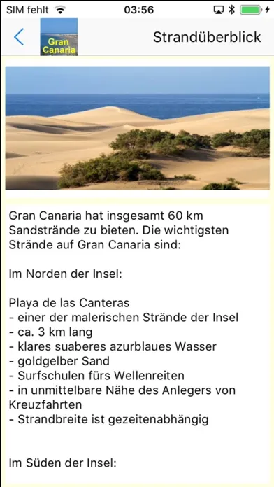 Gran Canaria Urlaubs App स्क्रीनशॉट