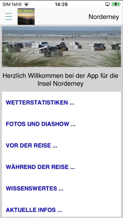 Norderney App für den Urlaub應用截圖