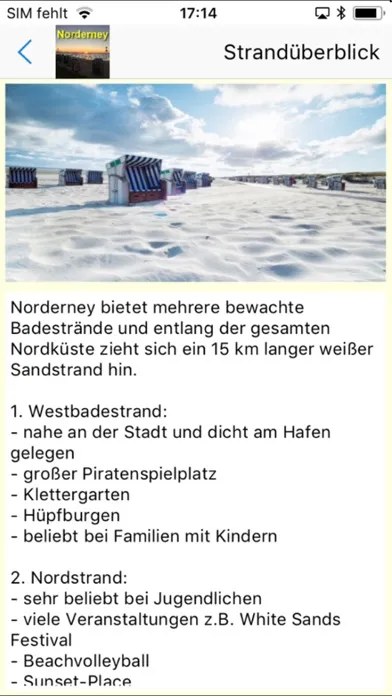 Norderney App für den Urlaub應用截圖