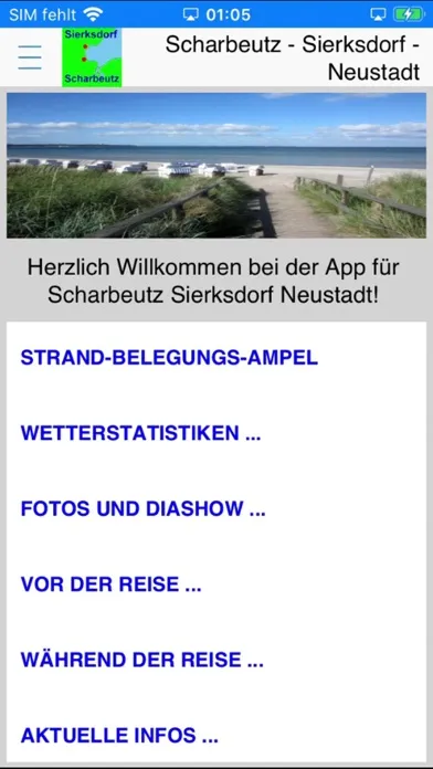 Capturas de tela do Scharbeutz App für den Urlaub