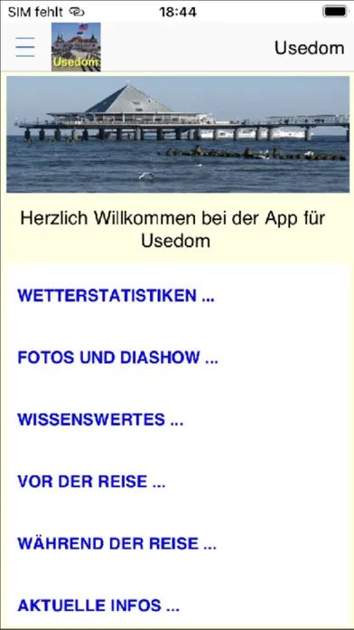 Usedom App für den Urlaub 스크린샷
