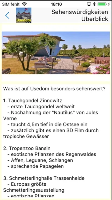 Usedom App für den Urlaub 스크린샷