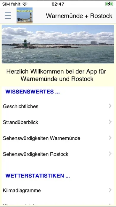 Warnemünde App für den Urlaub应用截图