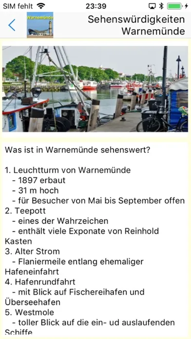 Warnemünde App für den Urlaub应用截图