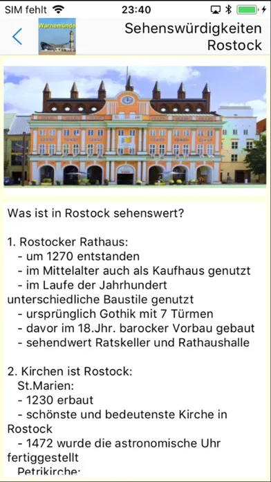 Warnemünde App für den Urlaub应用截图