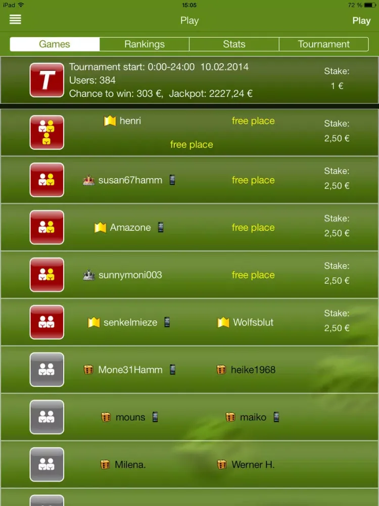 Capturas de pantalla de LiveKnobel - Yatzy Dice online Game! iPad 