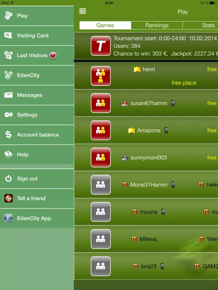 Capturas de pantalla de LiveKnobel - Yatzy Dice online Game! iPad 