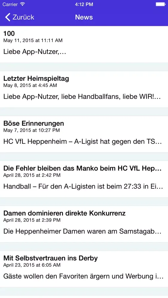 HCVFL Heppenheim Screenshots