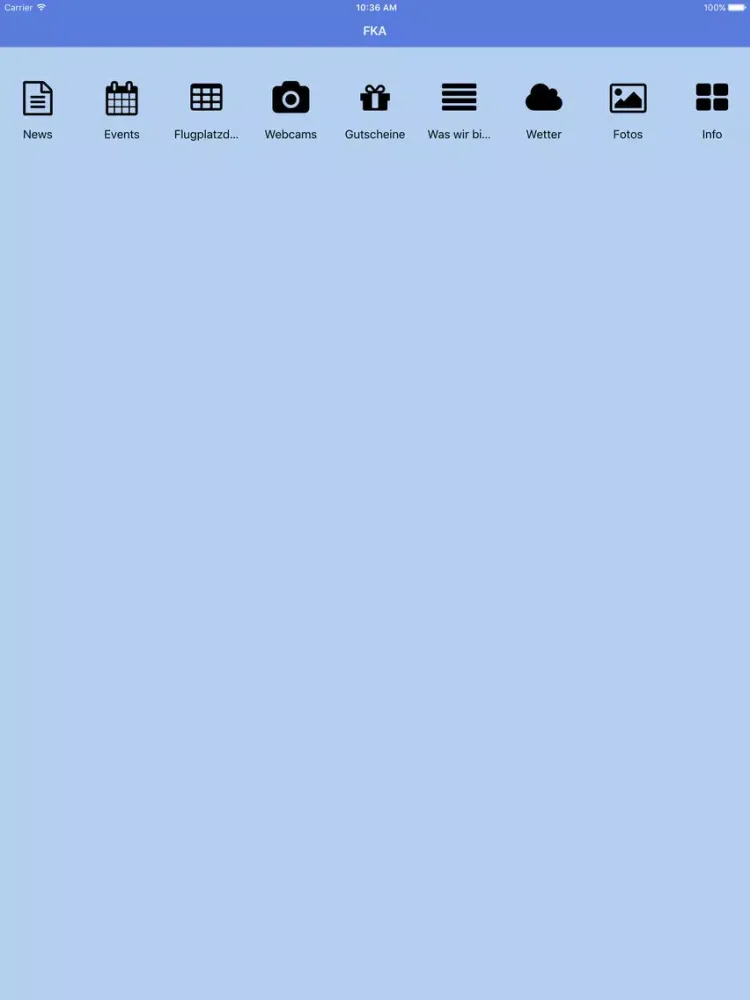 Fliegerklub Auerbach/V. e.V. iPad 应用截图