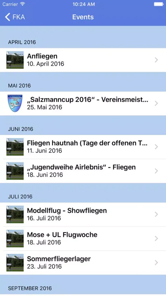Fliegerklub Auerbach/V. e.V.应用截图