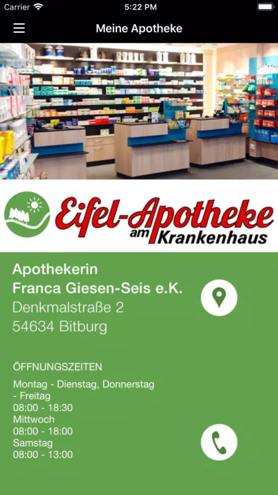 Eifel Apotheke am KH - G. S. سکرین شاٹس
