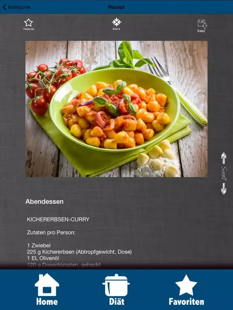 تصاویر Einfache Diät - 1 Tag Diät, 1 Tag essen ohne Regeln iPad 