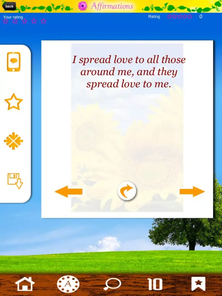 Affirmations - Daily Affirmations To Improve Your Life iPad 应用截图