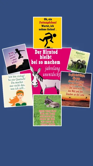 Tangkapan layar Coole Spruchbilder - Sprüche