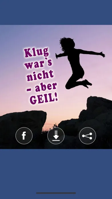Tangkapan layar Coole Spruchbilder - Sprüche