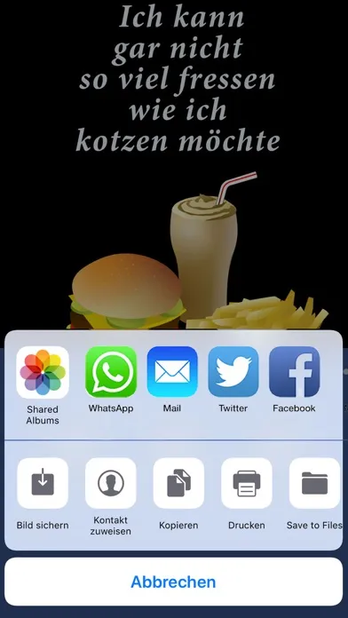 Tangkapan layar Coole Spruchbilder - Sprüche
