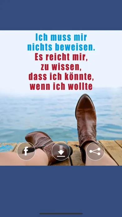 Tangkapan layar Coole Spruchbilder - Sprüche