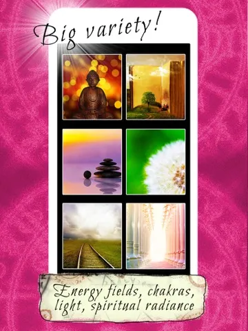 Captures d'écran de Spiritual Wallpapers & Backgrounds - Create Positive Energy iPad 