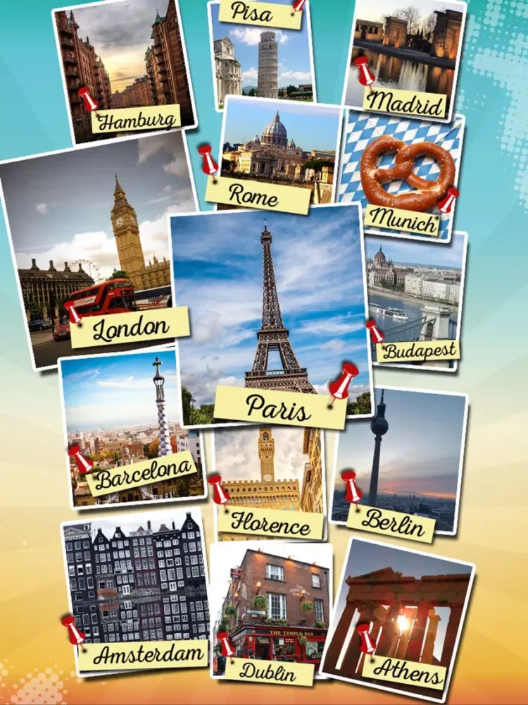 Europe Wallpapers: Paris Rome London Munich ... iPad  স্ক্রিনশট