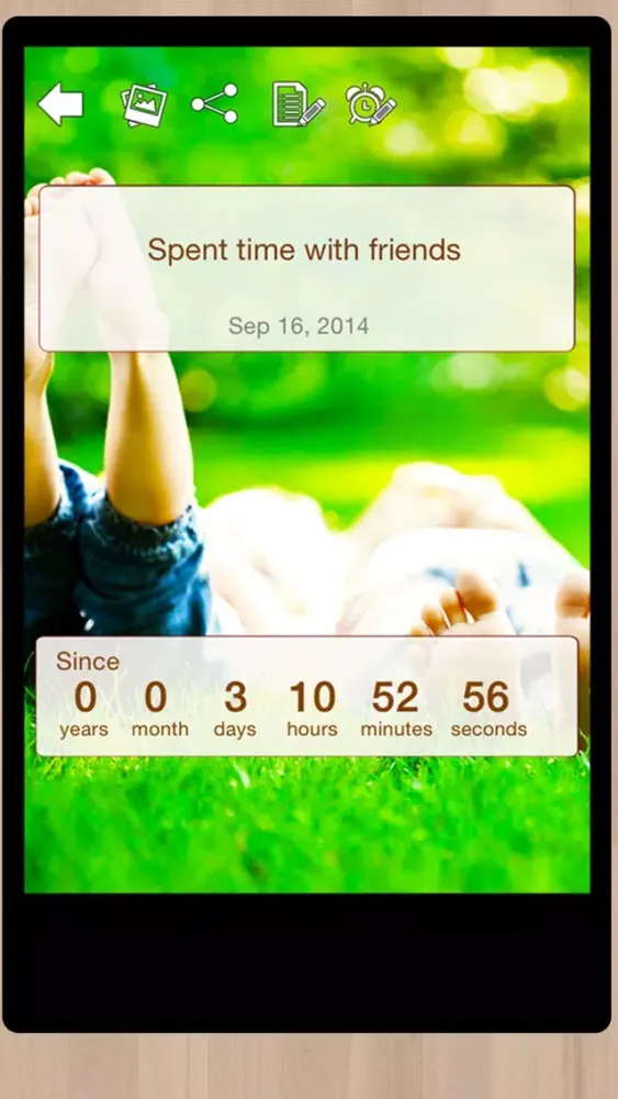 ภาพหน้าจอของ Last Time Memory Help Remember