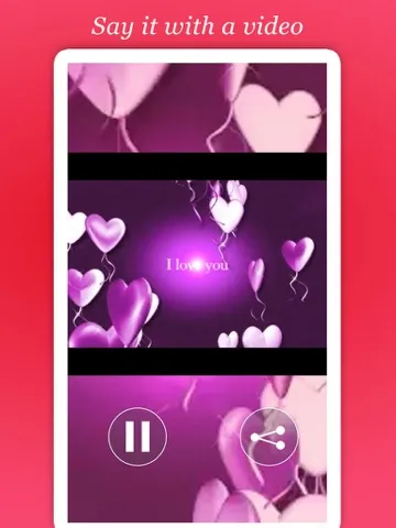 Screenshot di Video Love Greeting Cards – Romantic Greetings iPad 