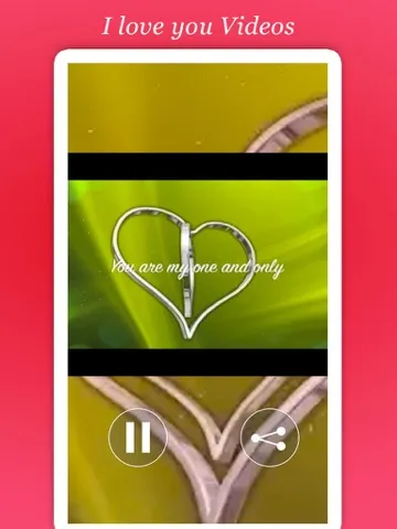 Screenshot di Video Love Greeting Cards – Romantic Greetings iPad 