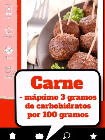 Скриншоты Dieta Low Carb - Lista: Alimentos con pocos carbohidratos iPad 