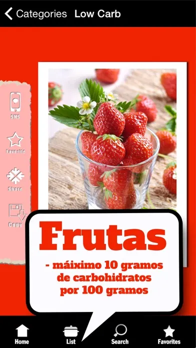 Скриншоты Dieta Low Carb - Lista: Alimentos con pocos carbohidratos