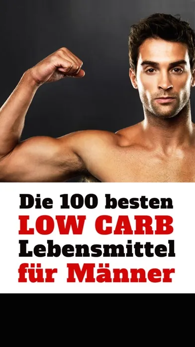 Low Carb für Männer - Die 100 besten Lebensmittel für Muskeln und zum Abnehmen bei Diät স্ক্রিনশট