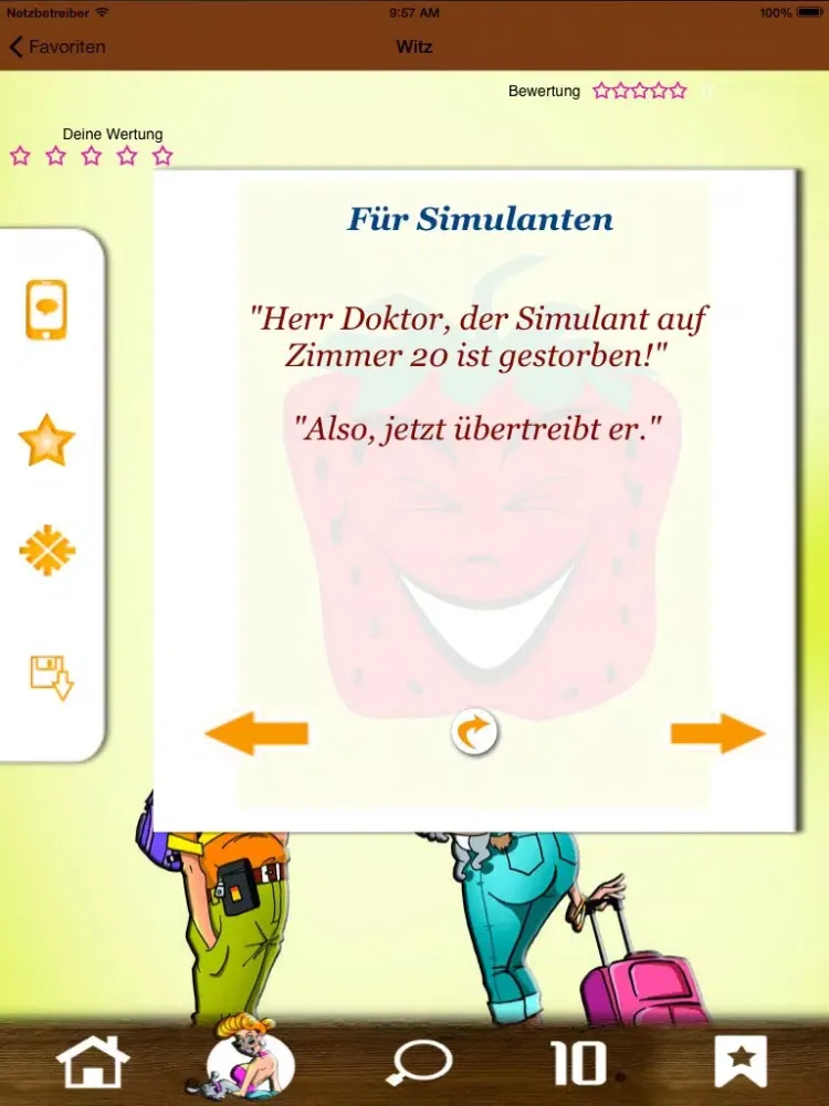 Neue Witze - Die besten Jokes und Sprüche zum Lachen iPad  Ekran Görüntüleri