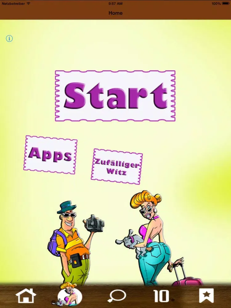 Neue Witze - Die besten Jokes und Sprüche zum Lachen iPad  Ekran Görüntüleri