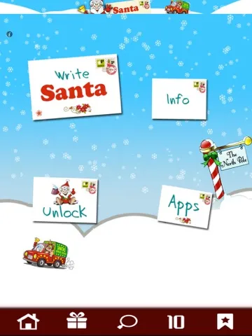 Letter from Santa - Get a Christmas Letter from Santa Claus iPad 应用截图