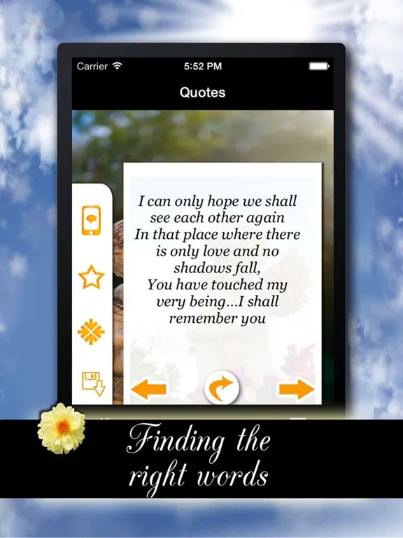 Captures d'écran de Grief & Loss - Quotes iPad 