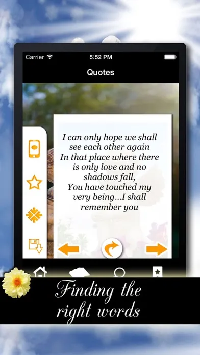Captures d'écran de Grief & Loss - Quotes