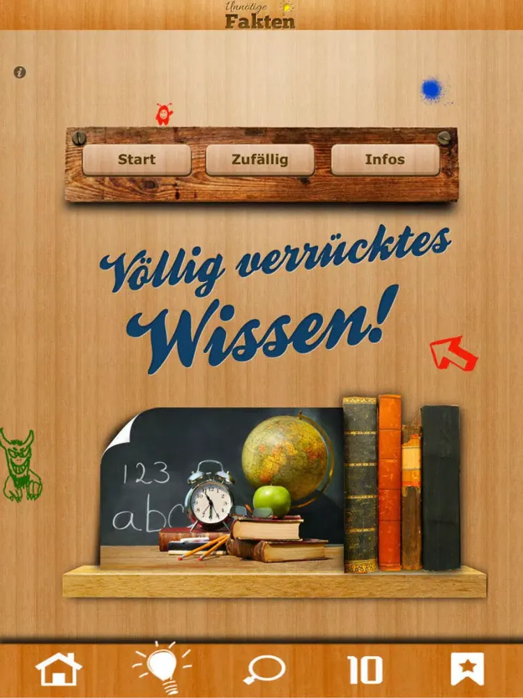 Tangkapan layar Unnötige Fakten - Nutzloses, interessantes Wissen iPad 