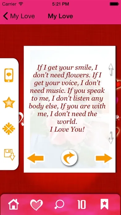 Скриншоты My Love - Heart Touching Quotes & Daily Sayings