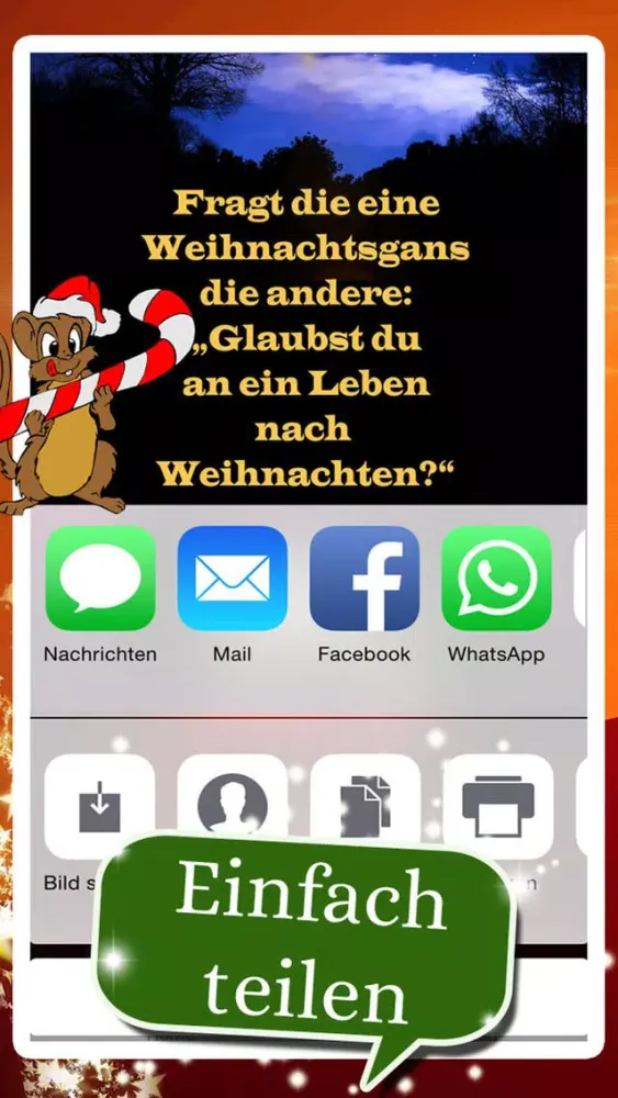 Скриншоты Weihnachtsgrüße mal lustig
