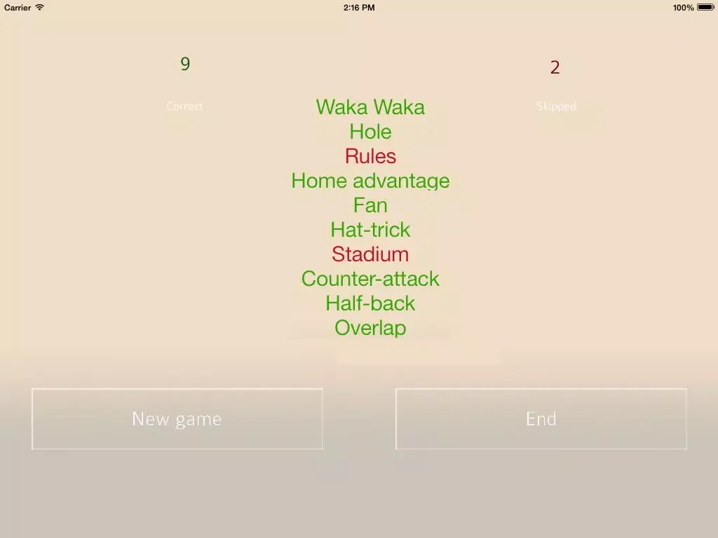 Soccer Game For Fans: Guess The Football Terms iPad  स्क्रीनशॉट