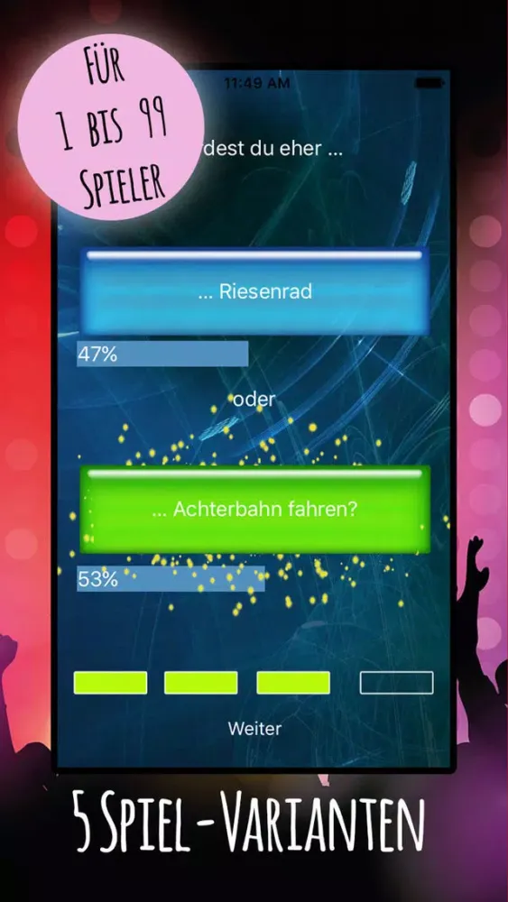 Würdest du …? PARTYSPIEL سکرین شاٹس