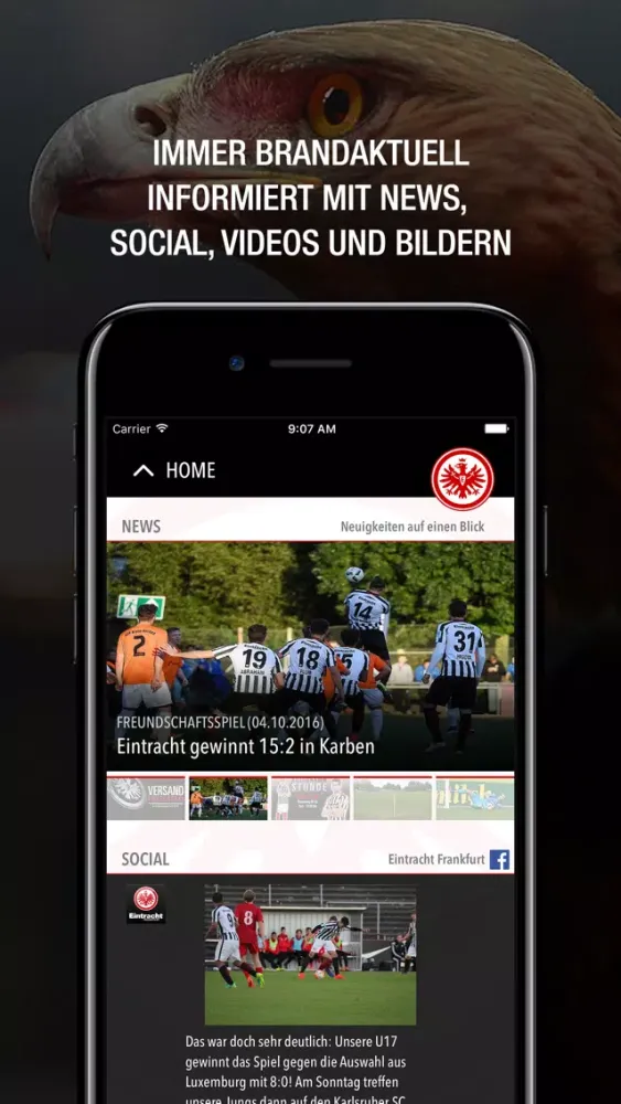 Eintracht Frankfurt- Adler App应用截图