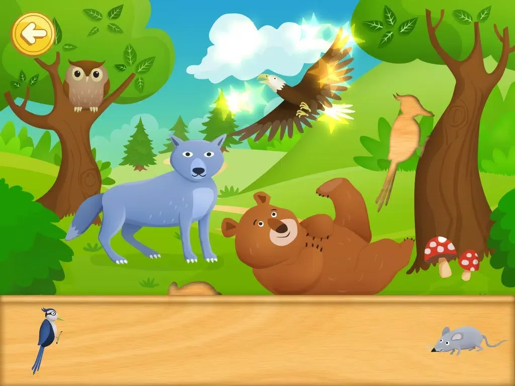Animal Puzzle Fun for Toddlers and Kids HD iPad  Screenshots