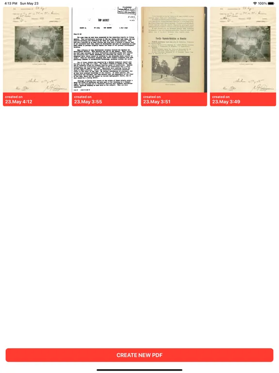 Image To PDF Converter App! iPad  Screenshots