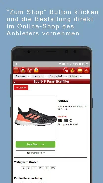 Capturas de tela do Sport- und Fanartikel
