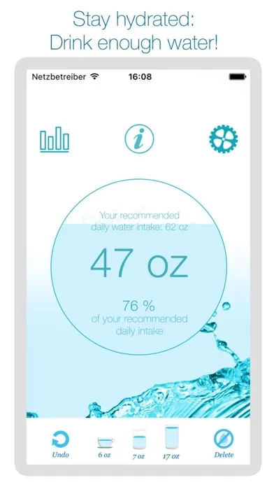 Drink Water Reminder and Intake Tracker Screenshots