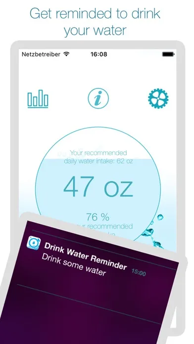 Drink Water Reminder and Intake Tracker Screenshots