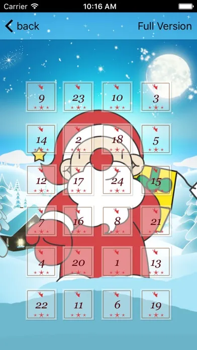 Tangkapan skrin Advent calendar - 2019