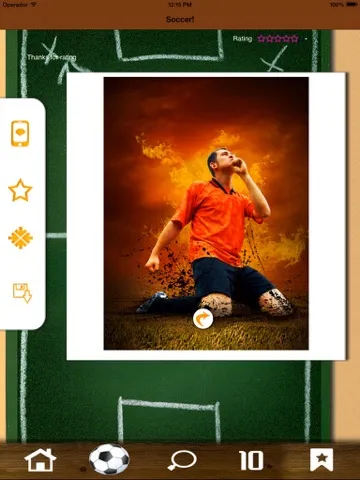 Capturas de pantalla de Soccer - Greetings and Sayings iPad 