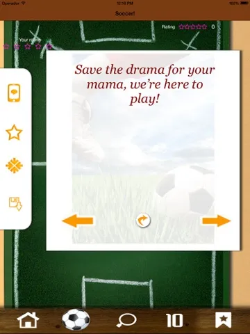 Capturas de pantalla de Soccer - Greetings and Sayings iPad 